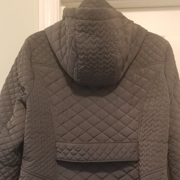 JONES NEW YORK Quilted Jacket with hood - Picture 10 of 12